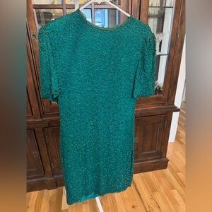 Vintage Laurence Kazar Dress - perfect for a festive holiday party!